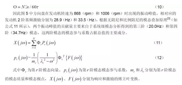 CAE于叉車方向盤(pán)振動(dòng)控制的應(yīng)用